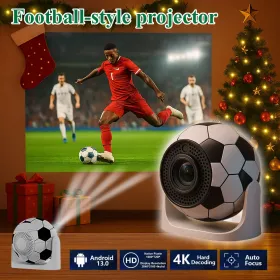 Smart Projector, T950S Chip 2 8GB Memory, Android 13, 2000 1 Contrast, Dual-band WiFi BT5 2 For Home Theater, Movie Gaming