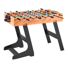 42 inch Folding Foosball Soccer Game Table Standard Size Indoor Table for Home
