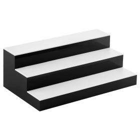 LED Lighted Liquor Bottle Display, 3 Tiers 20 Inches Whiskey Rack, Supports USB, Illuminated Home Bar Shelf with RF Remote & App Control