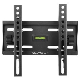 TV Wall Mount Bracket Tilt For 23"-42" LED/LCD/PLASMA Flat TV VESA 200x200mm (Option: Black)