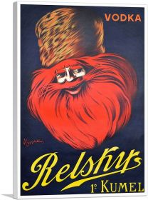 Relsky's Vodka 1907 (Type: Standard Framed Canvas Print, size: 28" x 20" / 70cm x 50cm (approx))