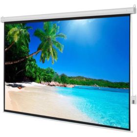 Projection Motorized Screen (Option: White)